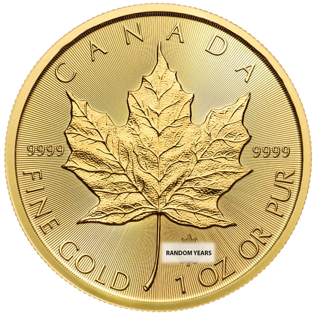 Product image 1 of 1 Ounce Canadian Gold Maple Leaf