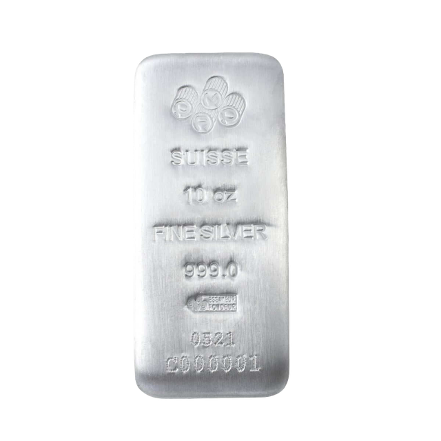 Product image 1 of 10 Ounce PAMP Suisse Silver Bar