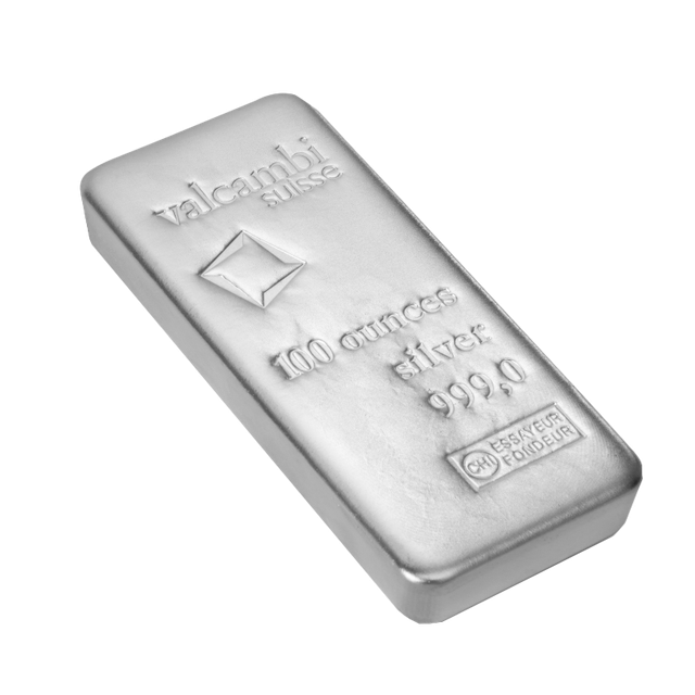 Product image 2 of 100 Ounce Valcambi Suisse Silver Bar