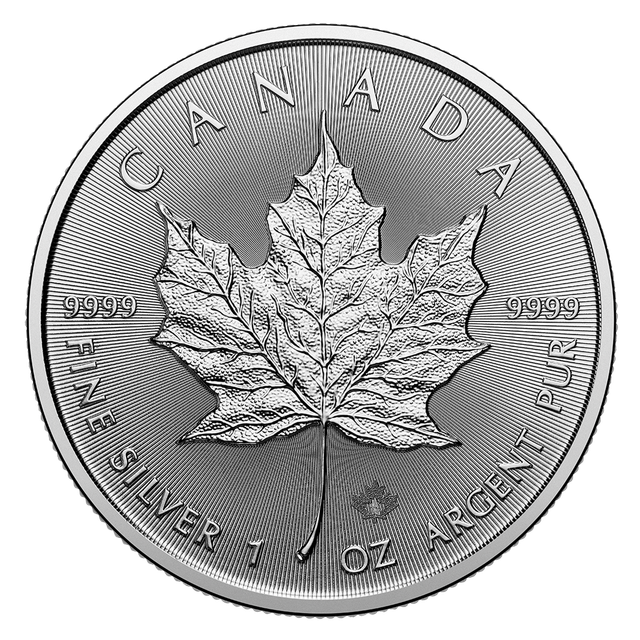 Product image 1 of 1 Ounce Canadian Silver Maple Leaf 2025