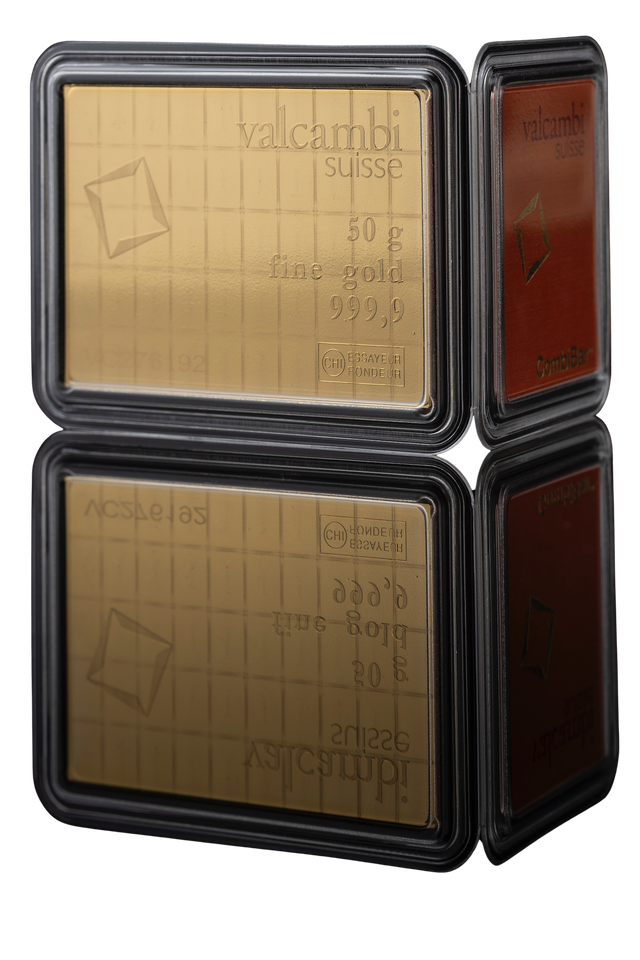 Product image 2 of 50 Gram Valcambi Gold CombiBar