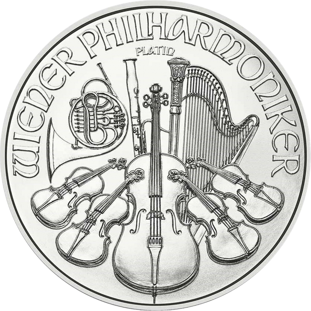 Product image 1 of 1 Ounce Austria Platinum Philharmonic
