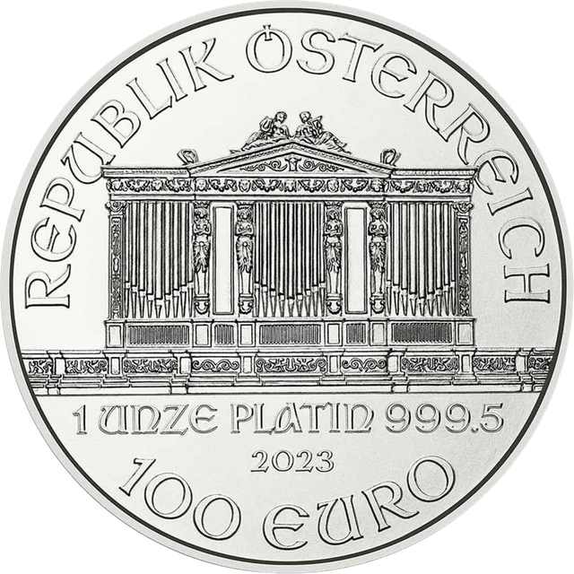 Product image 2 of 1 Ounce Austria Platinum Philharmonic