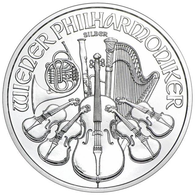 Product image 2 of 1 Ounce Austrian Silver Philharmonic